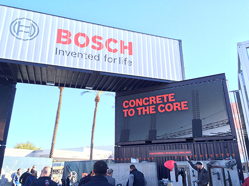 Bosch World of Concrete Booth 2016