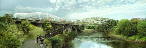 Salford Meadows Bridge Competition | London, United Kingdom | 2013