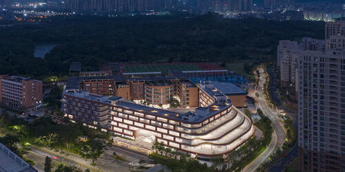 Tongxin Foreign Language School: A New Flowing Campus from the Old Chess Board | Shenzhen, China | 2021